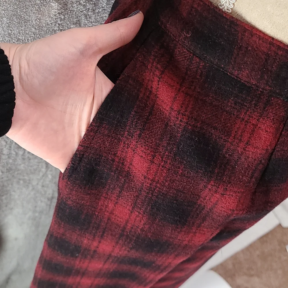 Buffalo plaid skirt vintage - Picture 2 of 5